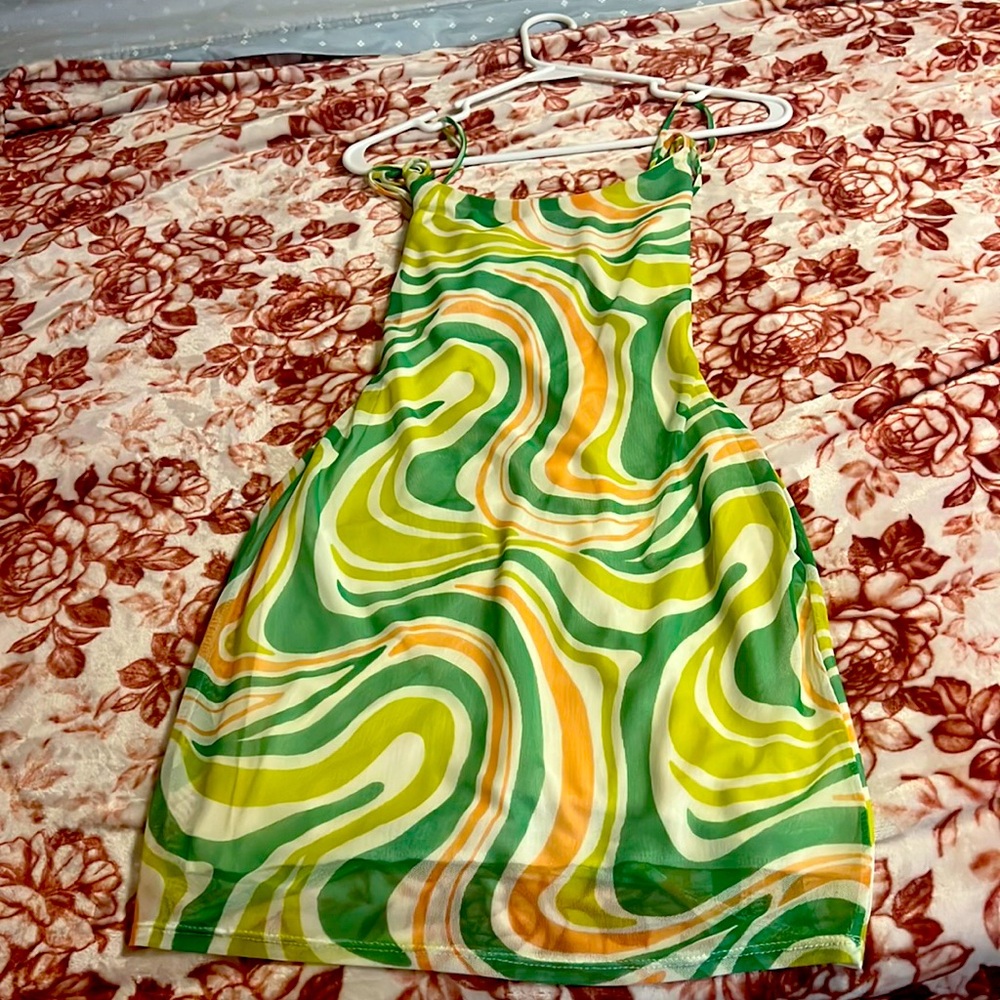 Summer green dress perfect for any ocasion